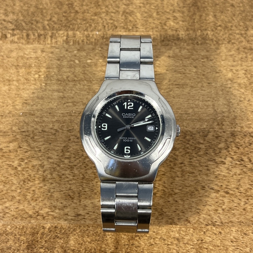 Casio Edifice Watch EF-104 Japan Movement 100m Needs New Battery